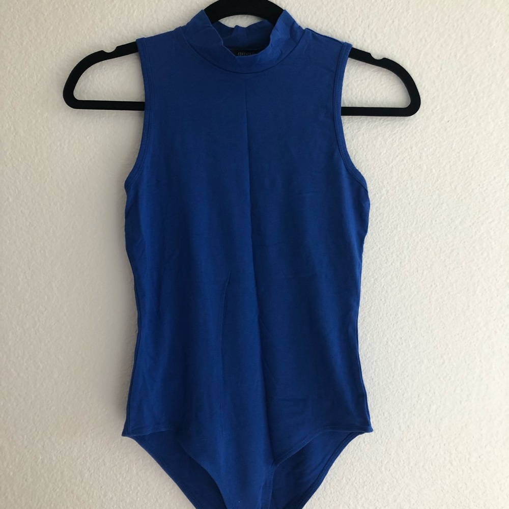 Blue Tank Top Body Suit